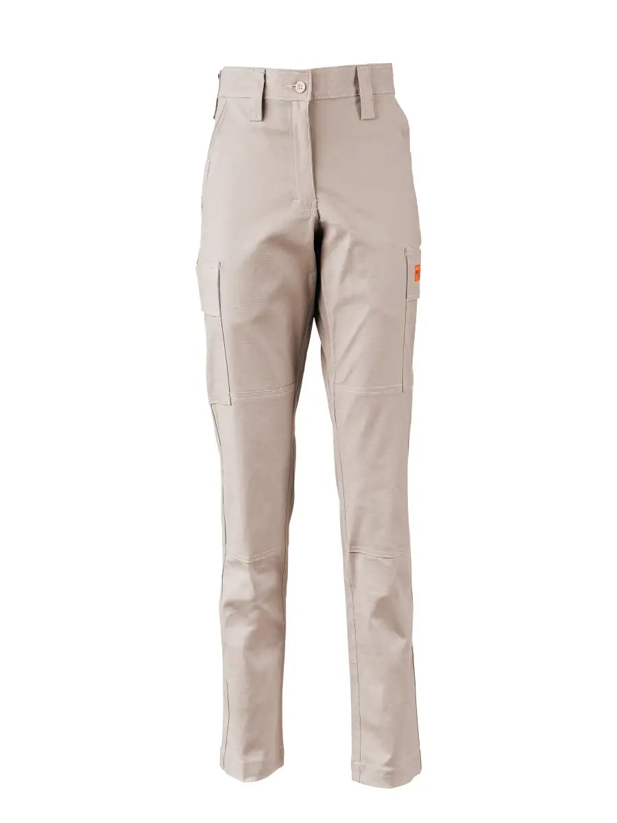 Ladies Cargo Trouser Khaki Main image