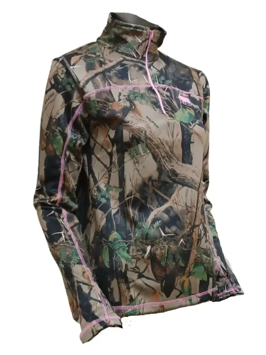 3D Ladies Active 1/4 Zipper Secondary image