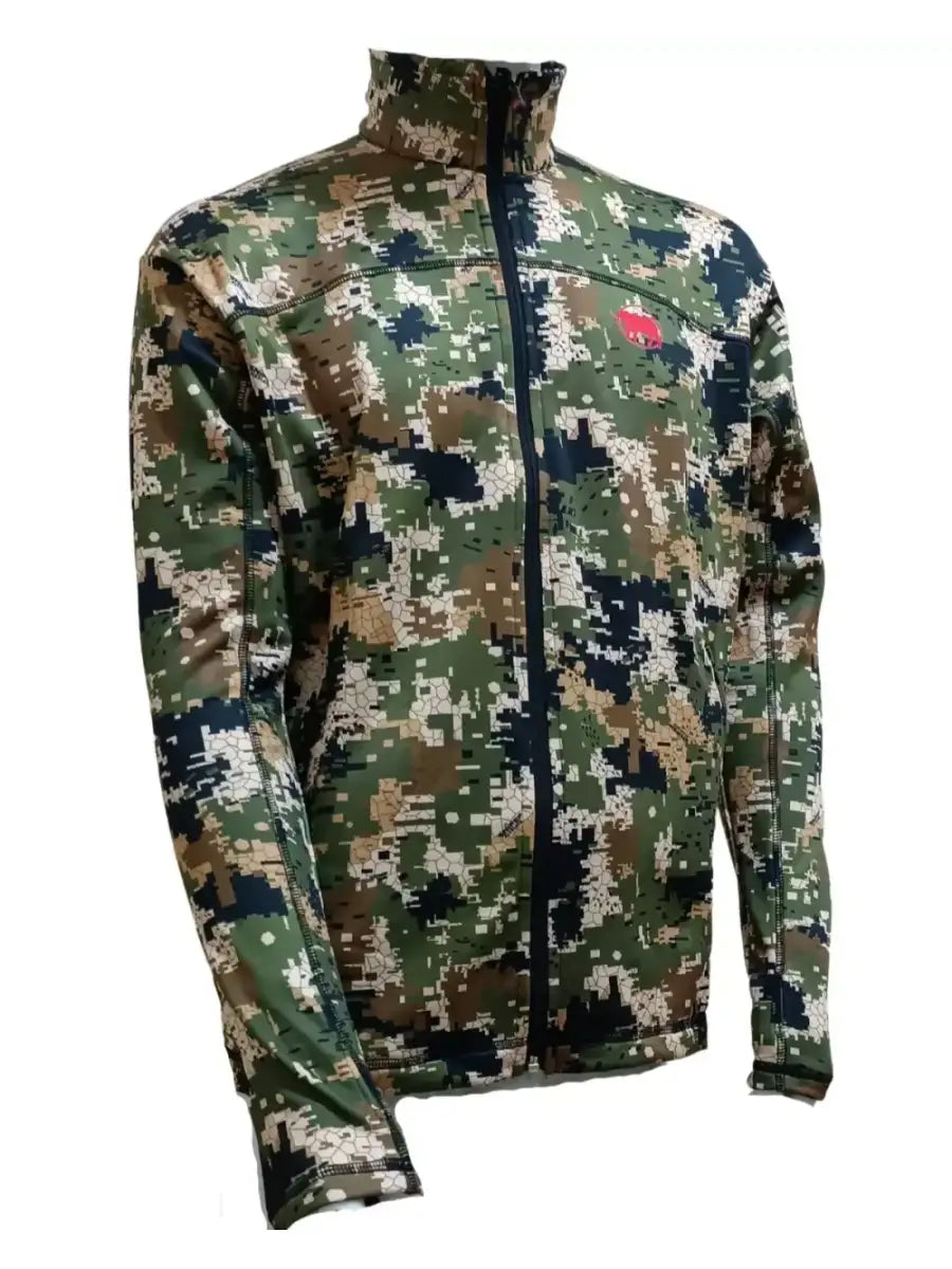 Pixelate Mens Active Fleece Zipper Secondary image