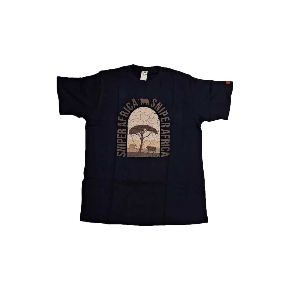 Black African Sunset T/Shirt-L Main image