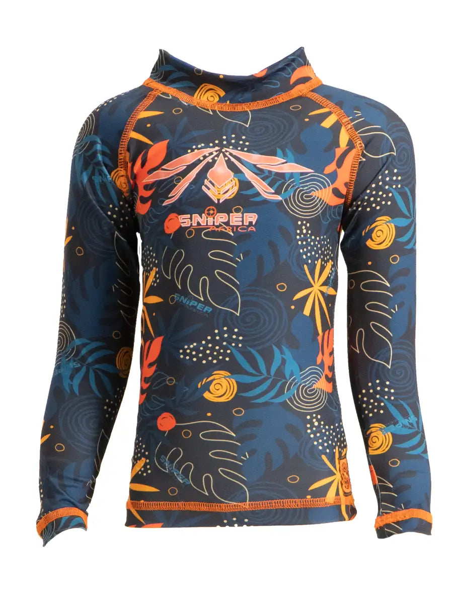 Boys Rash Vest Long Sleeve Tropical Main image