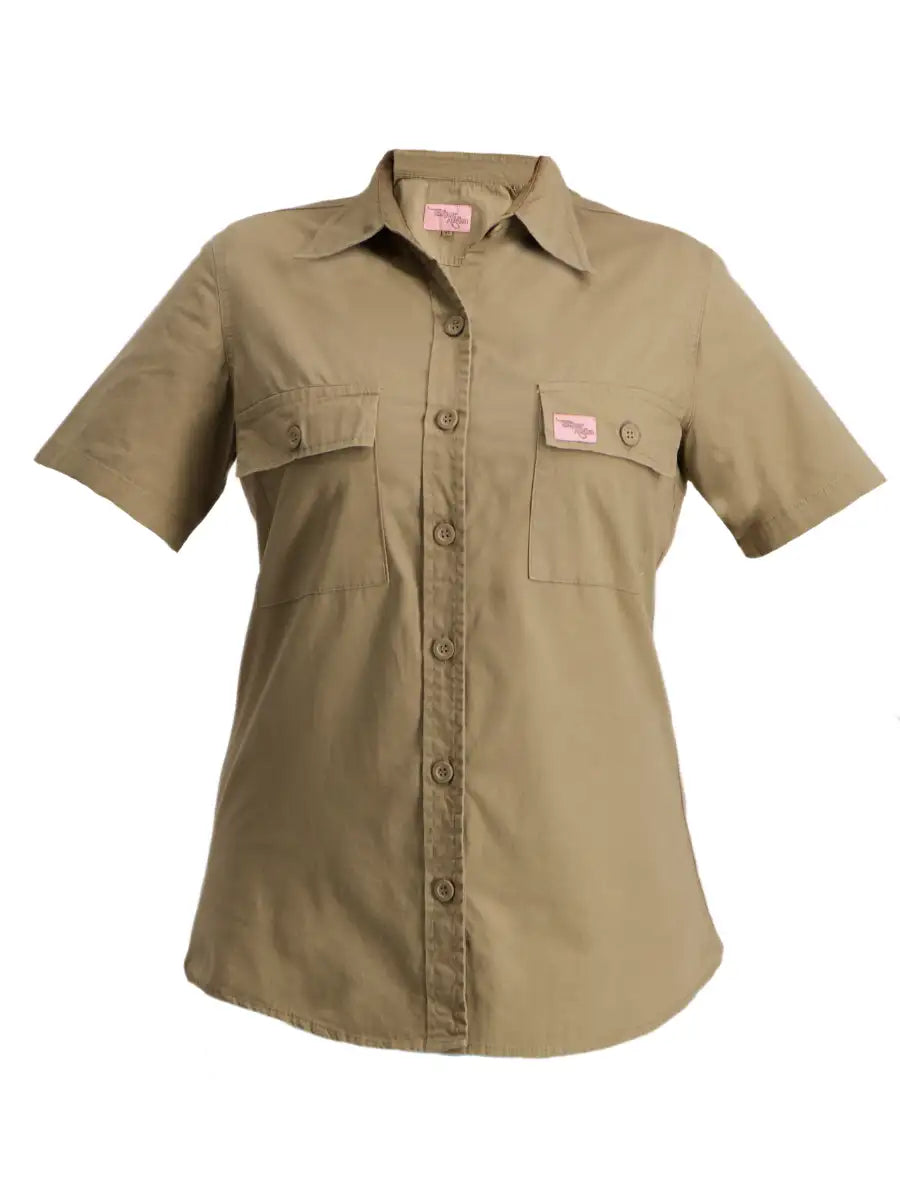 Ladies Adventure S/S Shirt Khaki Main image