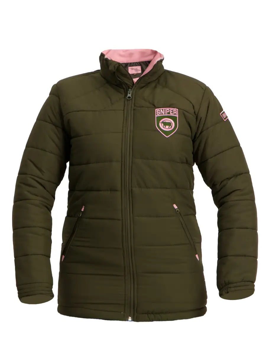 Ladies-Puffer Jacket Olive Main image