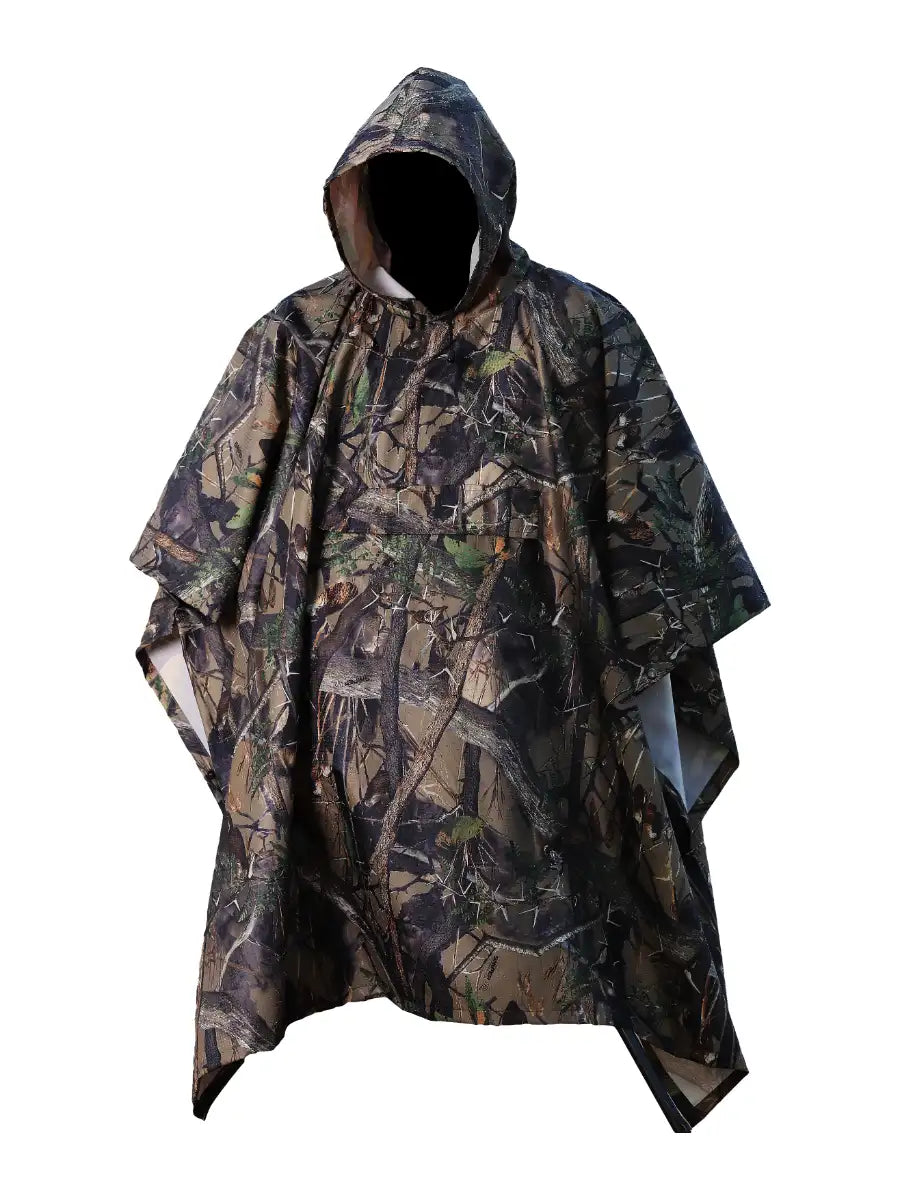 Men's Camouflage 3D Poncho