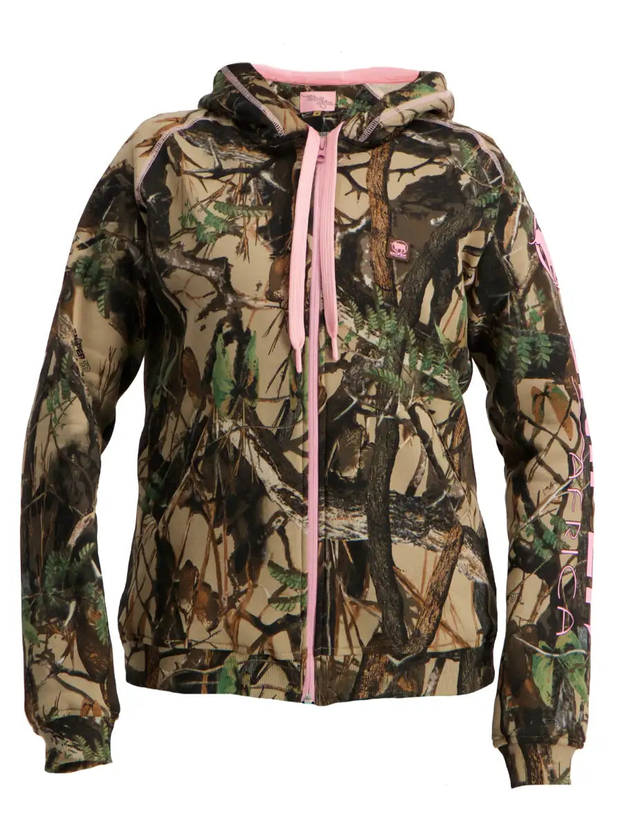 Ladies Hoody Reactor Fleece 3D/Pink Main image