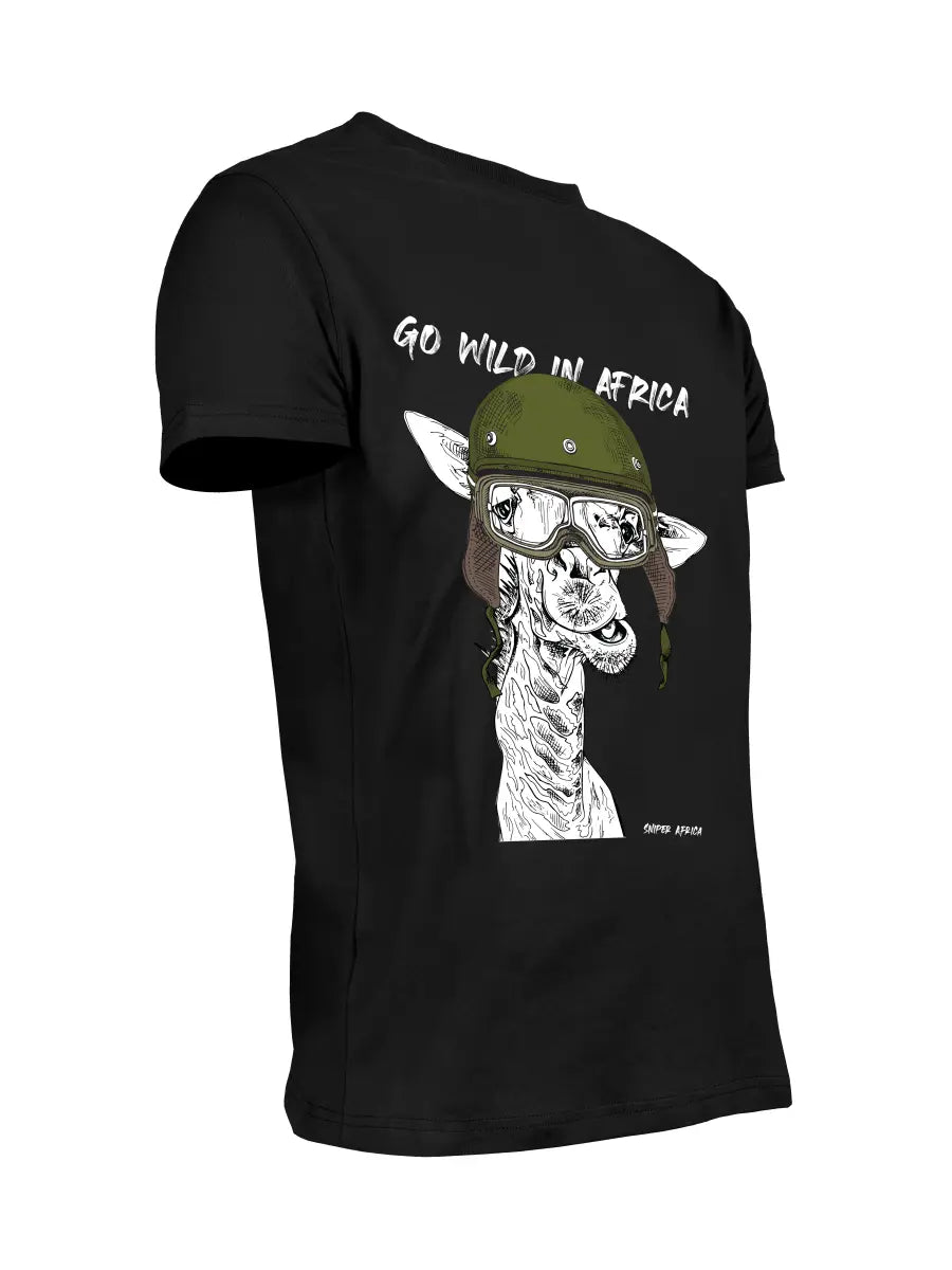 Giraffe Black T-Shirt Secondary image