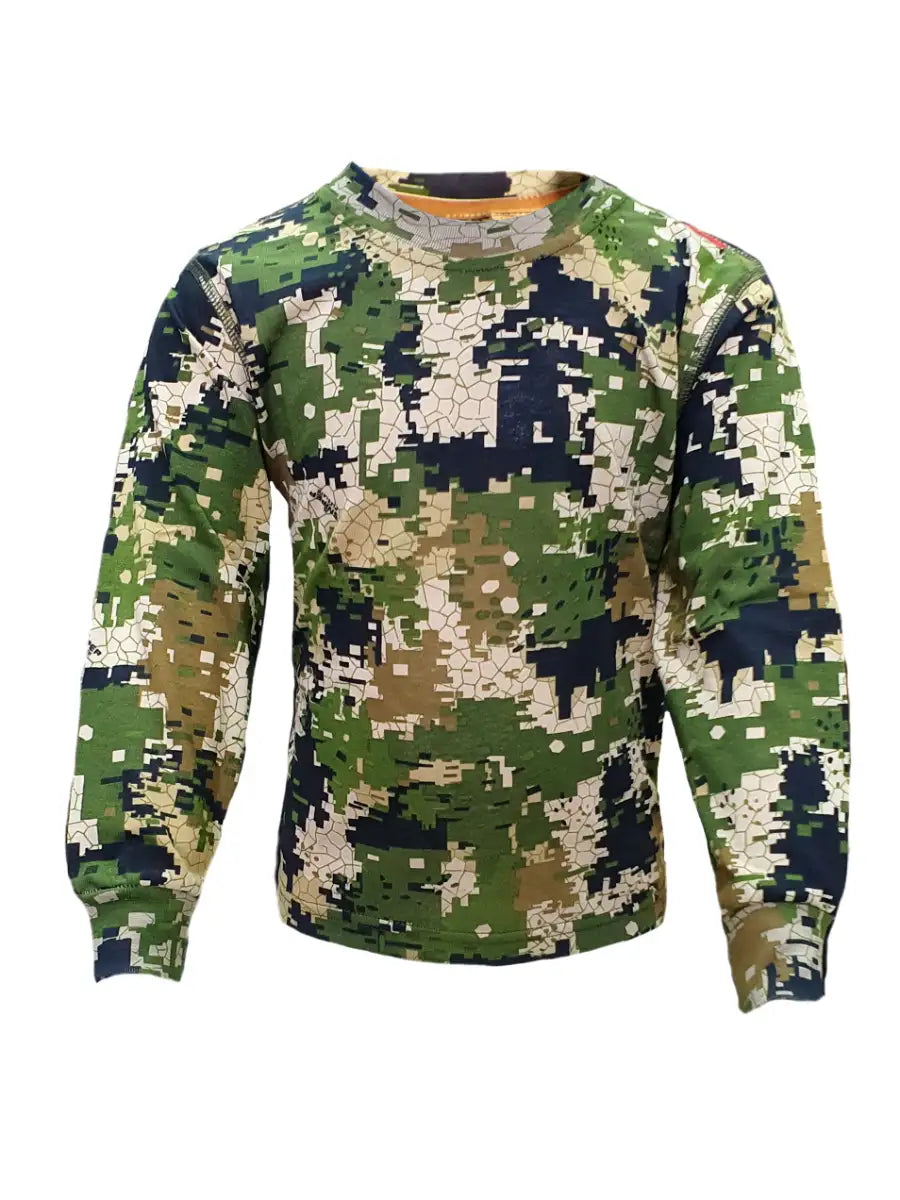 Kiddies T-Shirt Long Sleeve Pixelate